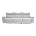 3-Piece Wood & Fabric Sofa in Mist Gray S2990