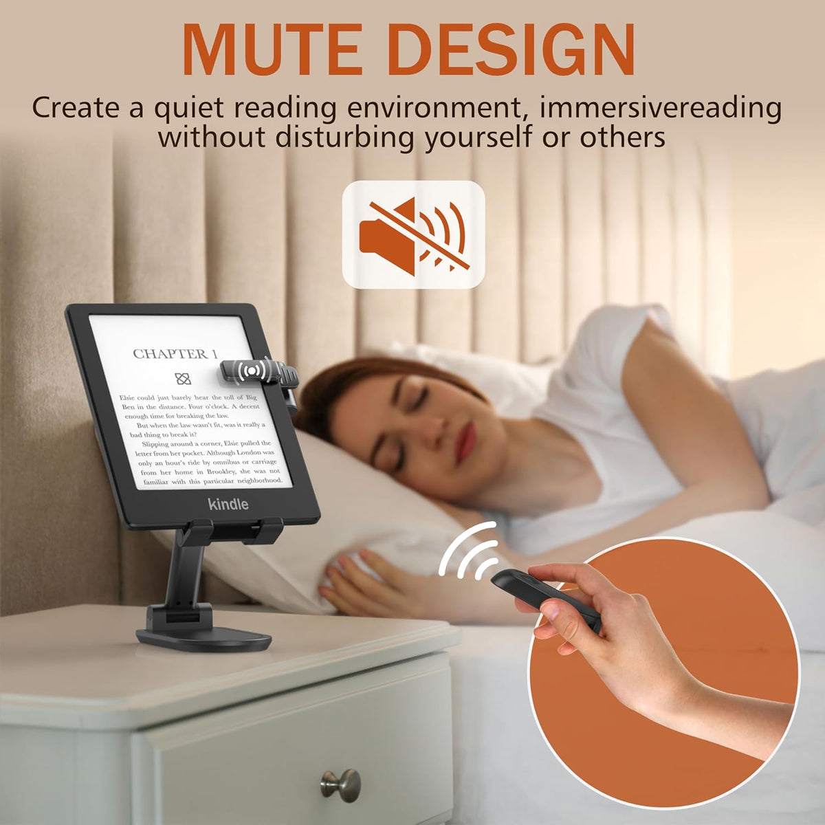 Remote Control Page Turner for Kindle Ebook Readers F80139