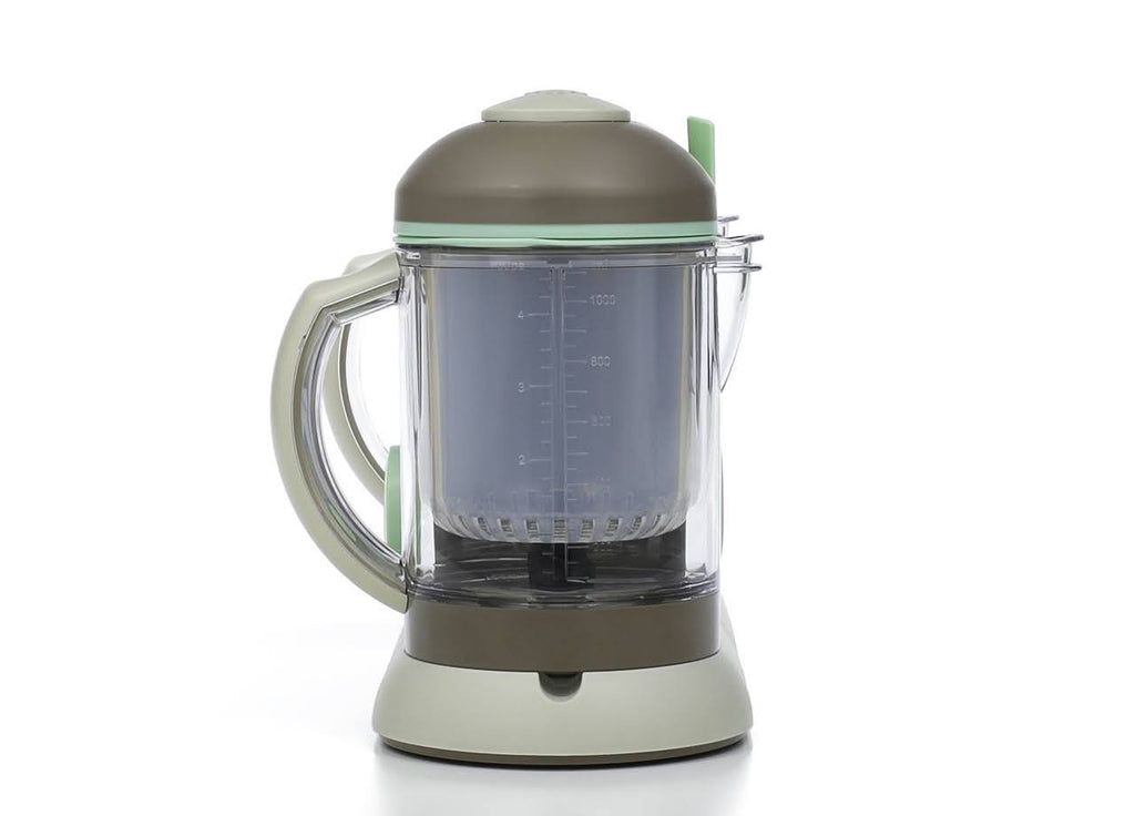 Baby Blender/Steamer, 2.3 qt, Polypropylene, Latte/Mint V836949