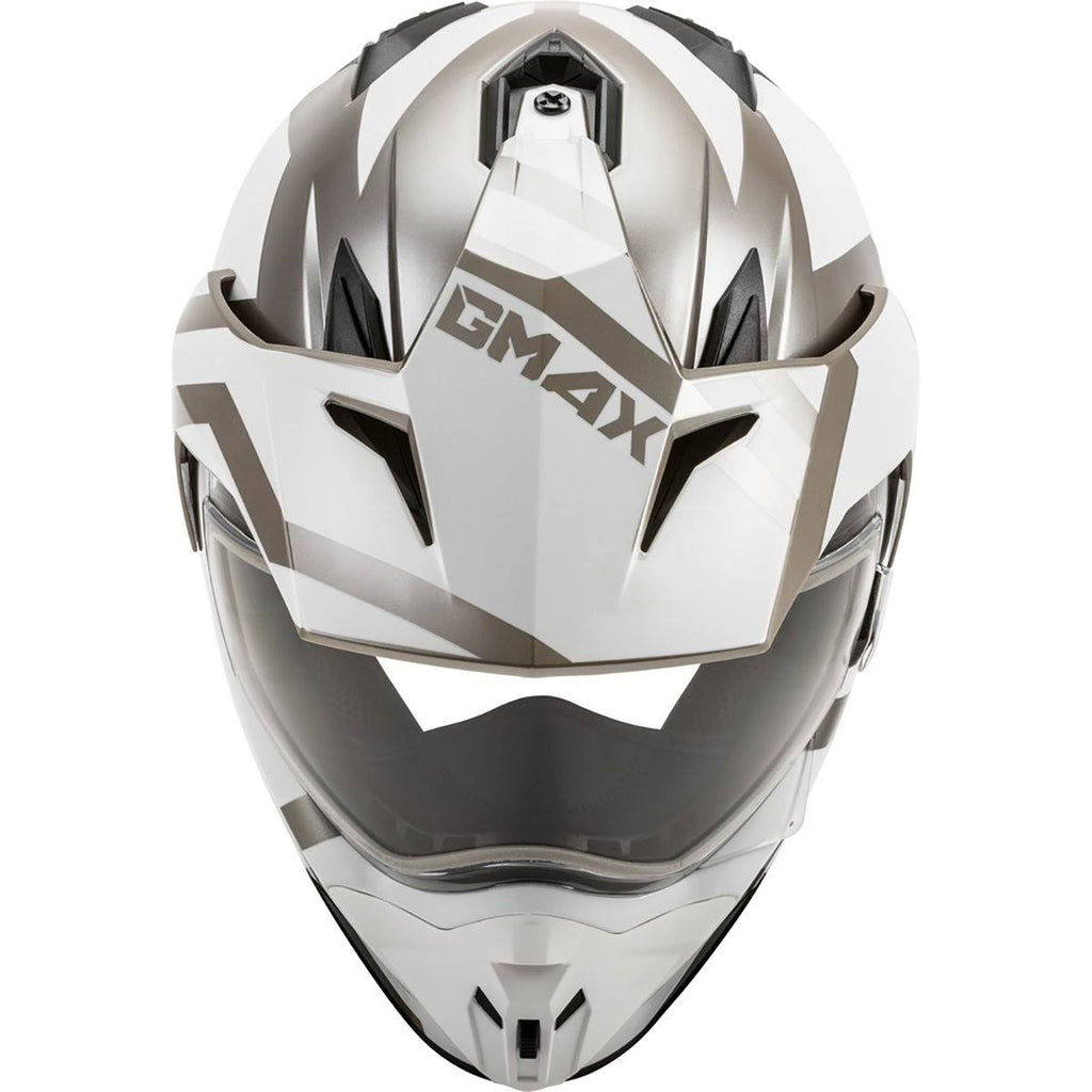 Matte Black Red White Dual-Sport Snow Helmet W836