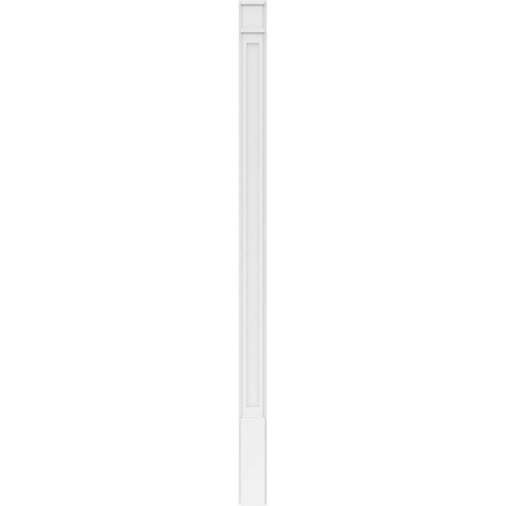 12x22W x 102x22H x 2x22P Flat Panel PVC Pilaster (Pair) O409128