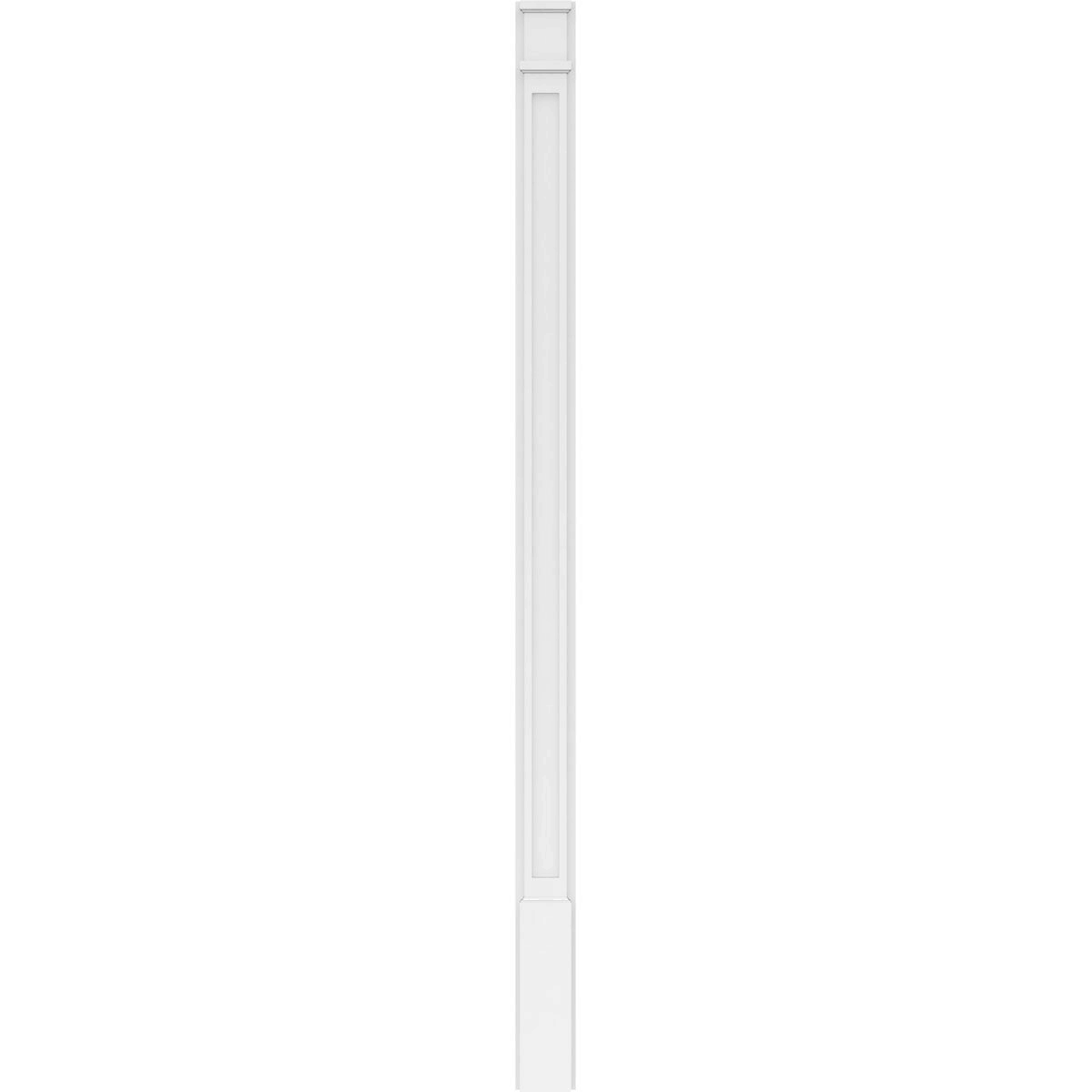 12x22W x 102x22H x 2x22P Flat Panel PVC Pilaster (Pair) O409128
