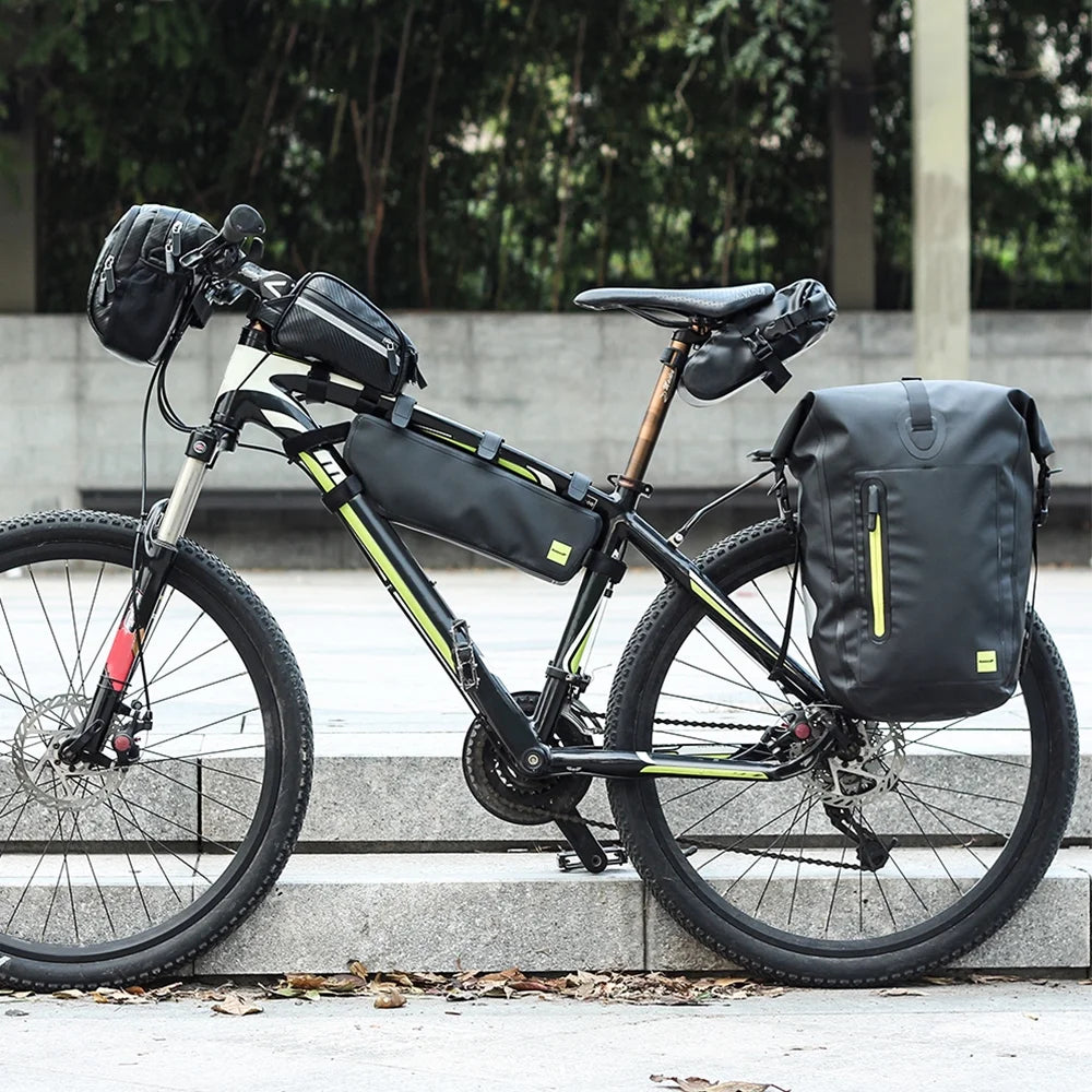 25L Waterproof Bike Rear Rack Pannier Bag Y919