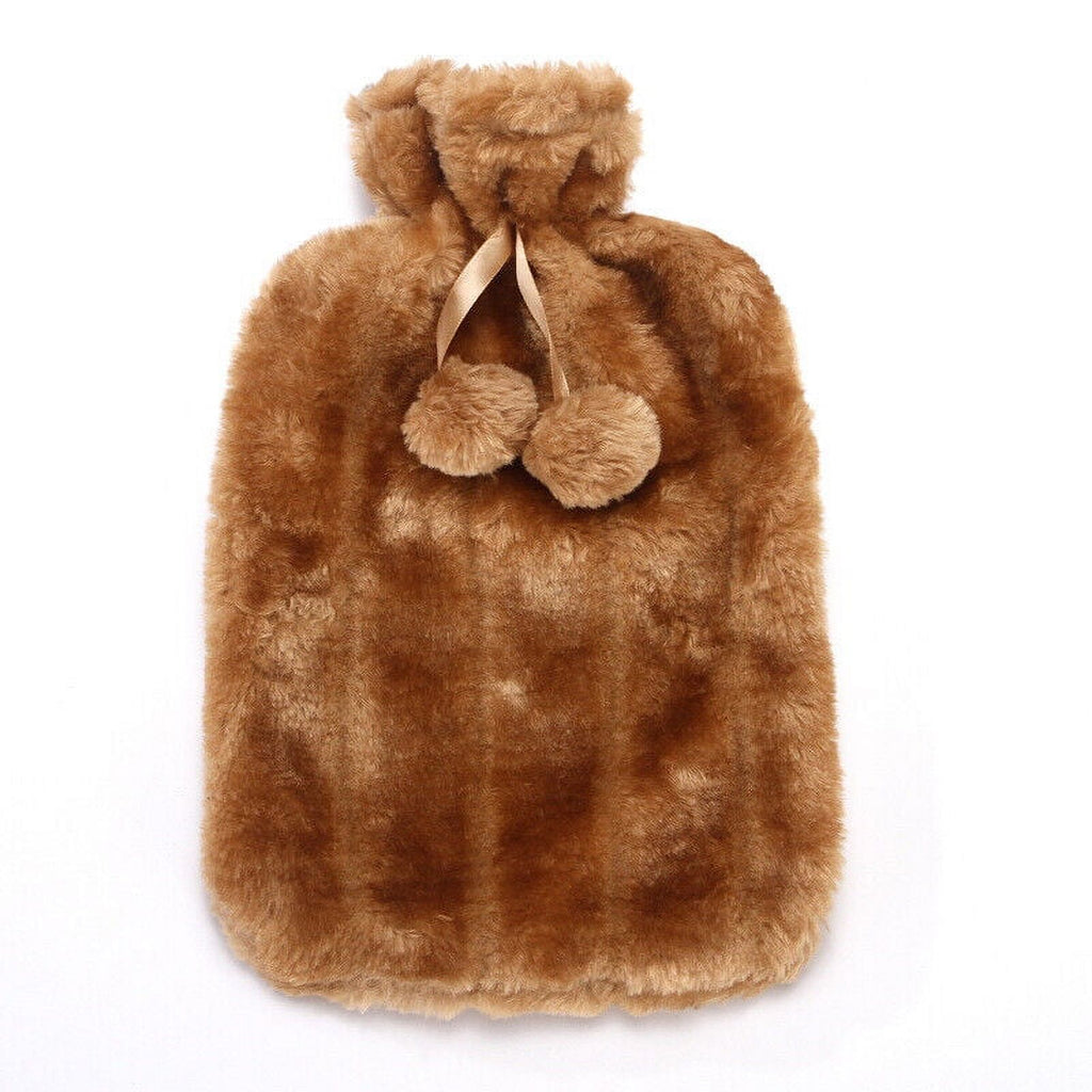 Faux Fur Hot Water Bottle Cover 2L J456