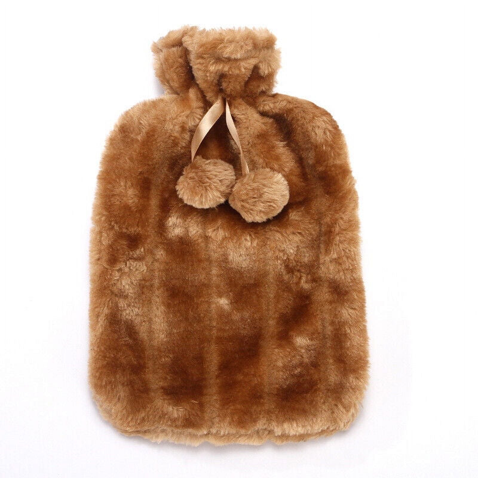 Faux Fur Hot Water Bottle Cover 2L J456