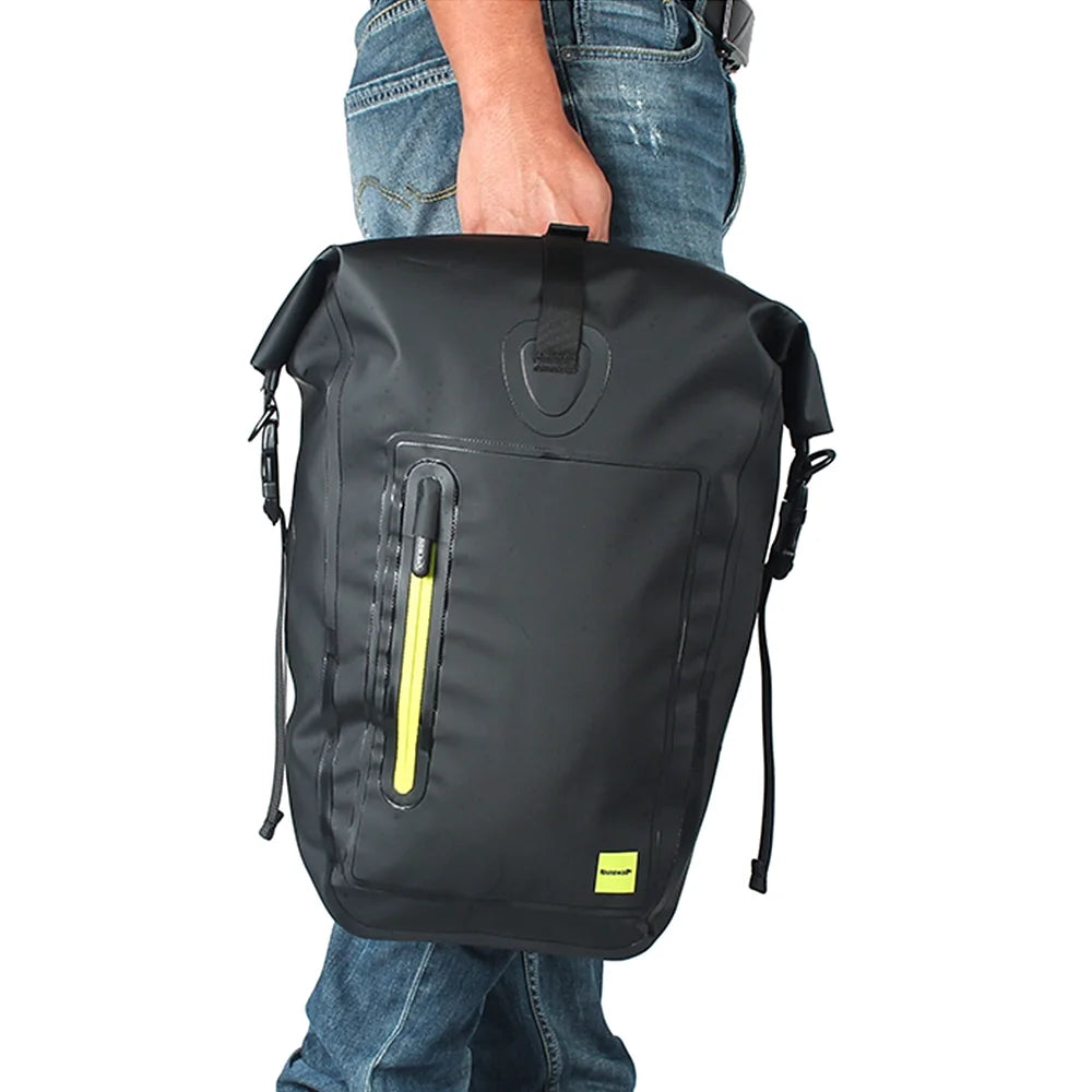 25L Waterproof Bike Rear Rack Pannier Bag Y919