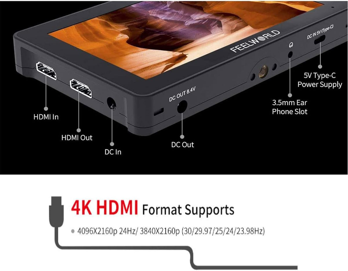 5.5 Inch Touch Screen DSLR Camera Field Monitor with 3D LUT U165