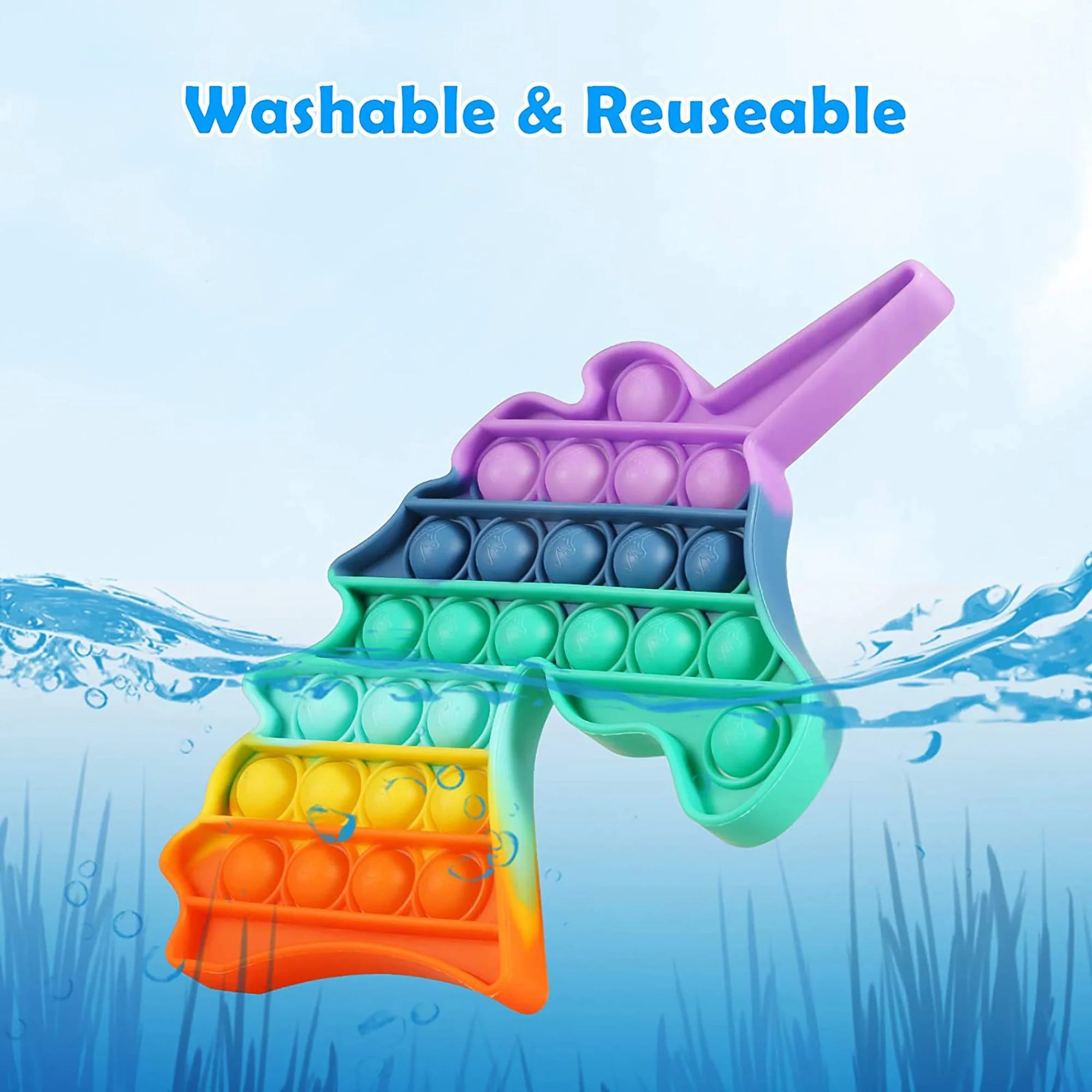 Unicorn Push Pop Bubble Fidget Sensory Toy W98558