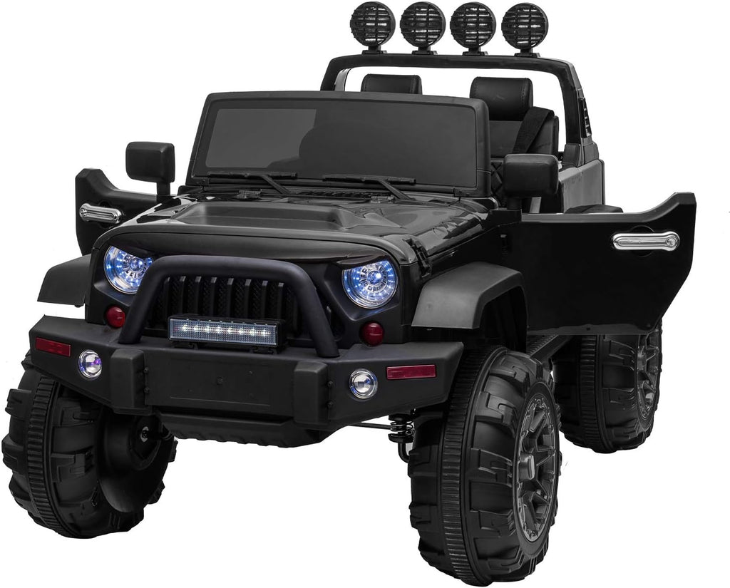 12V Kids Ride On Cars Truck with Remote Control Orange Y2845