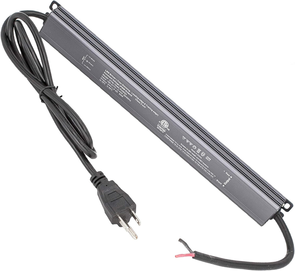 24v 60W Dimmable LED Driver Power Supply, Pack of 2 J98074