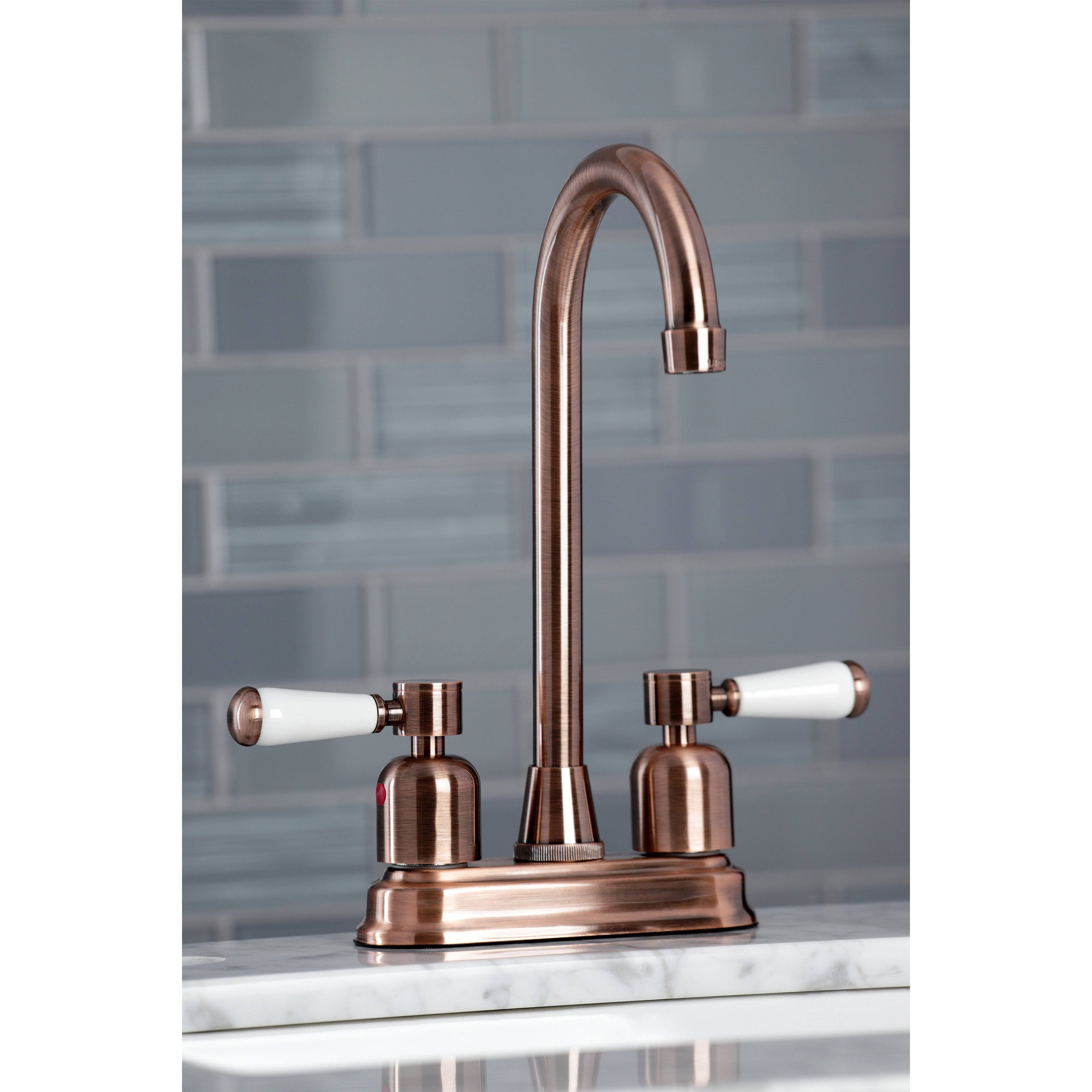 Brushed Brass Bar Faucet Q96154