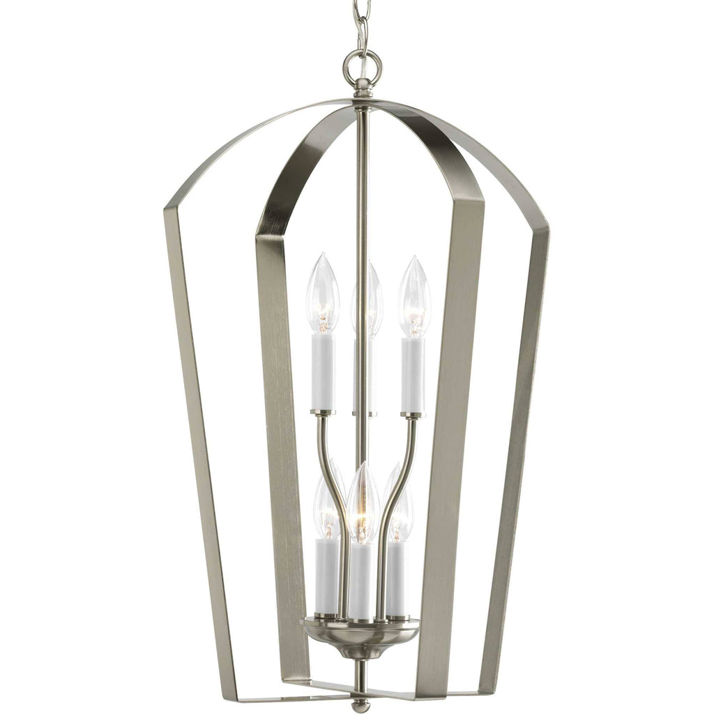 Brushed Nickel Foyer Light N128234
