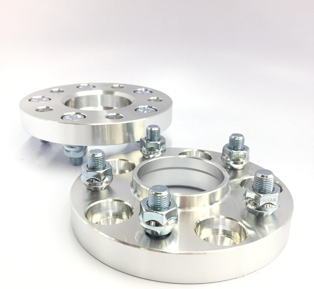 2 Pieces 20mm Hub Centric Wheel Adapters 5x114.3 to 5x100 67.1 to 54.1mm Center Bore 12x1.5 Thread Pitch L305