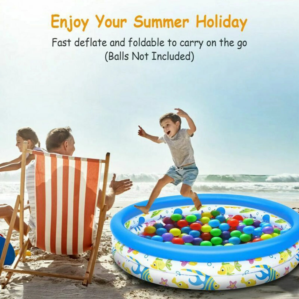 48"x10" Inflatable Family Pool P9241