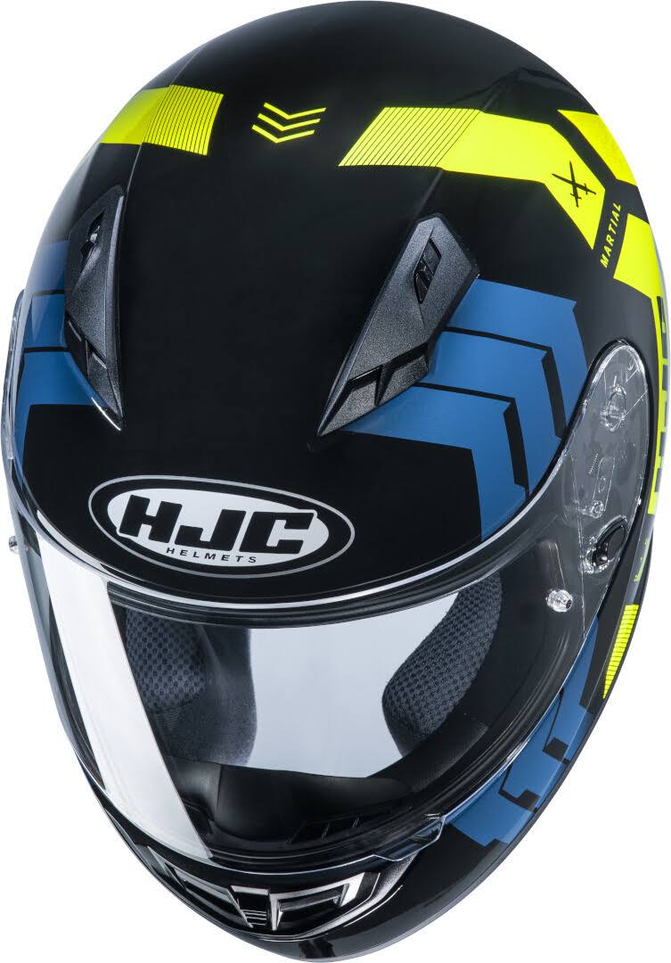 Black-Yellow Size S Motorcycle Helmet J1035