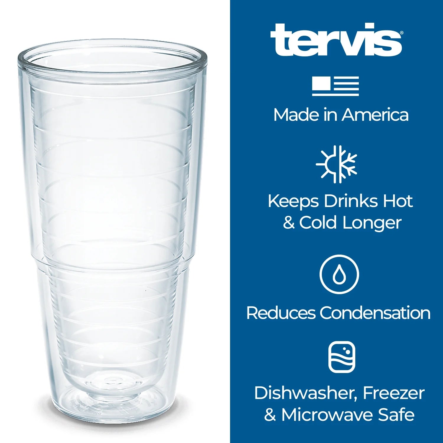 Double Walled Insulated Tumbler Travel Cup, 24oz E563