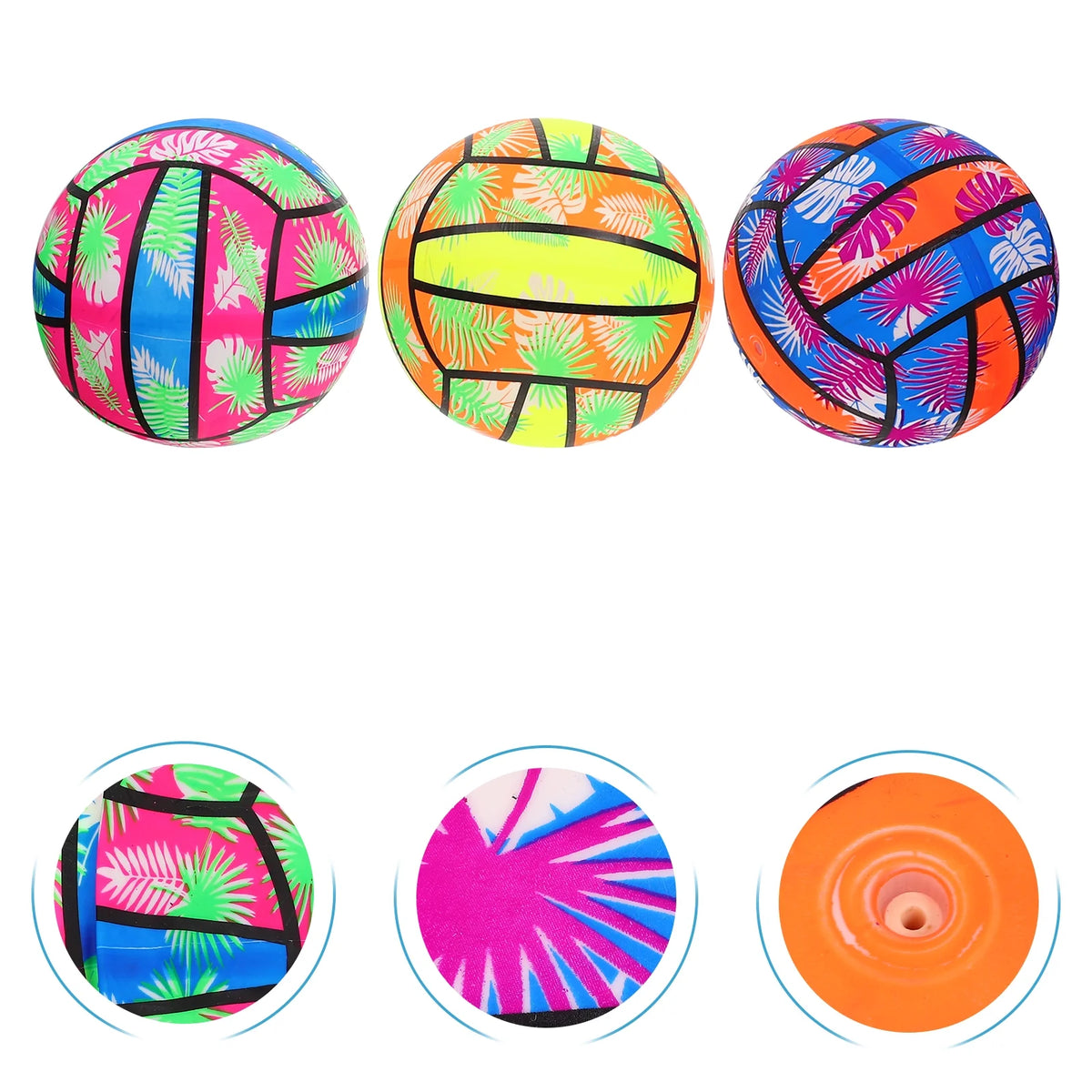 3Pcs Colorful Inflatable Water Volleyball Toy W921