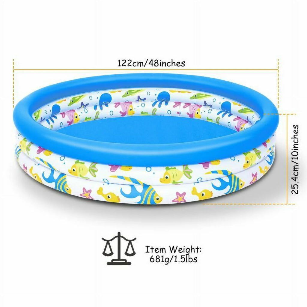 48"x10" Inflatable Family Pool P9241