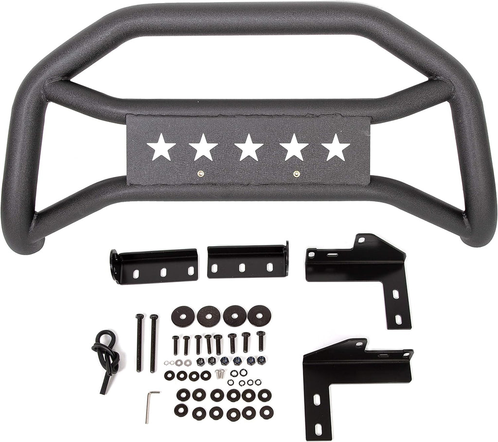 Textured Black Bull Bar Front Grille Guard Bumper V710