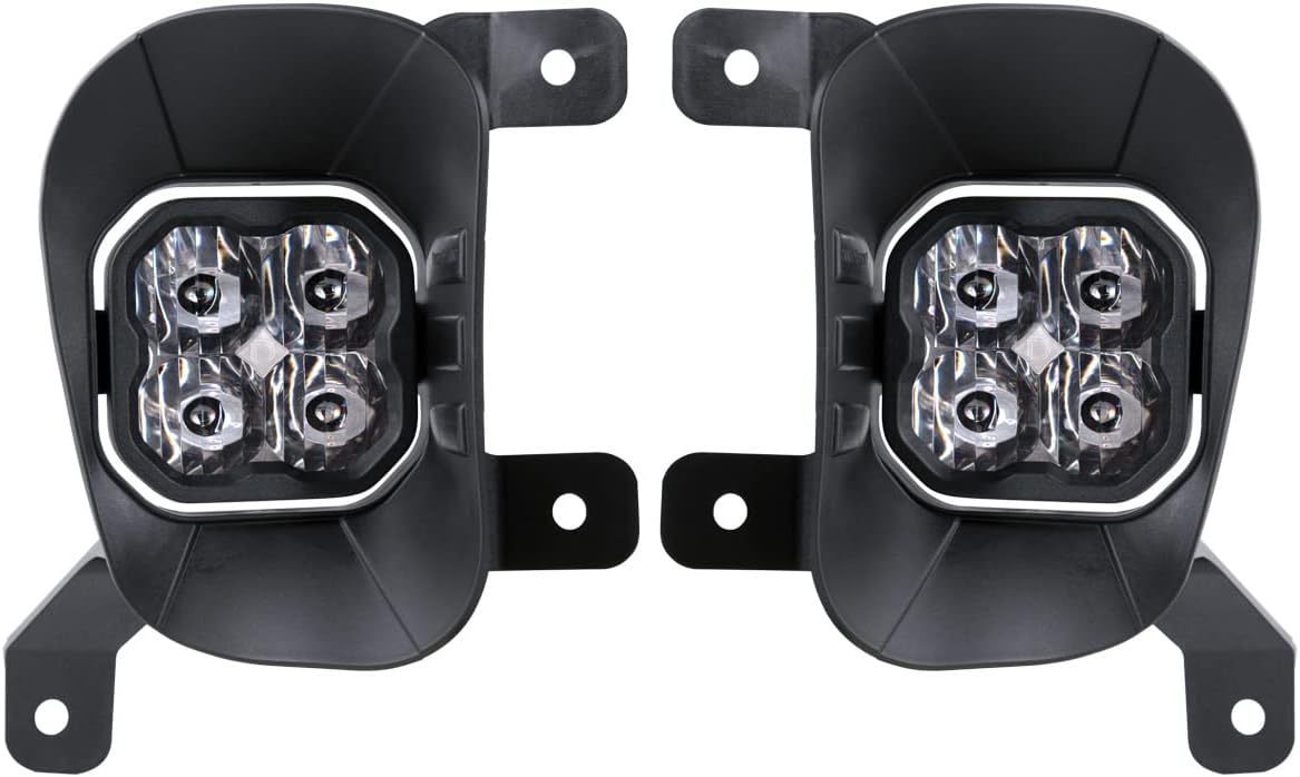 SS3 LED Fog Light Kit for Ram 1500 2013-2018, White SAE/DOT W274922