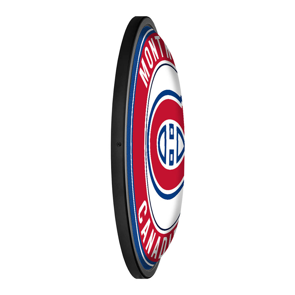 Round Slimline Lighted Wall Sign S19113