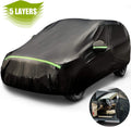 Car Cover SUV Cover Universal Fit 169 inch to 181 inch 5 Layer Waterproof Windproof Pack of 2 J67369