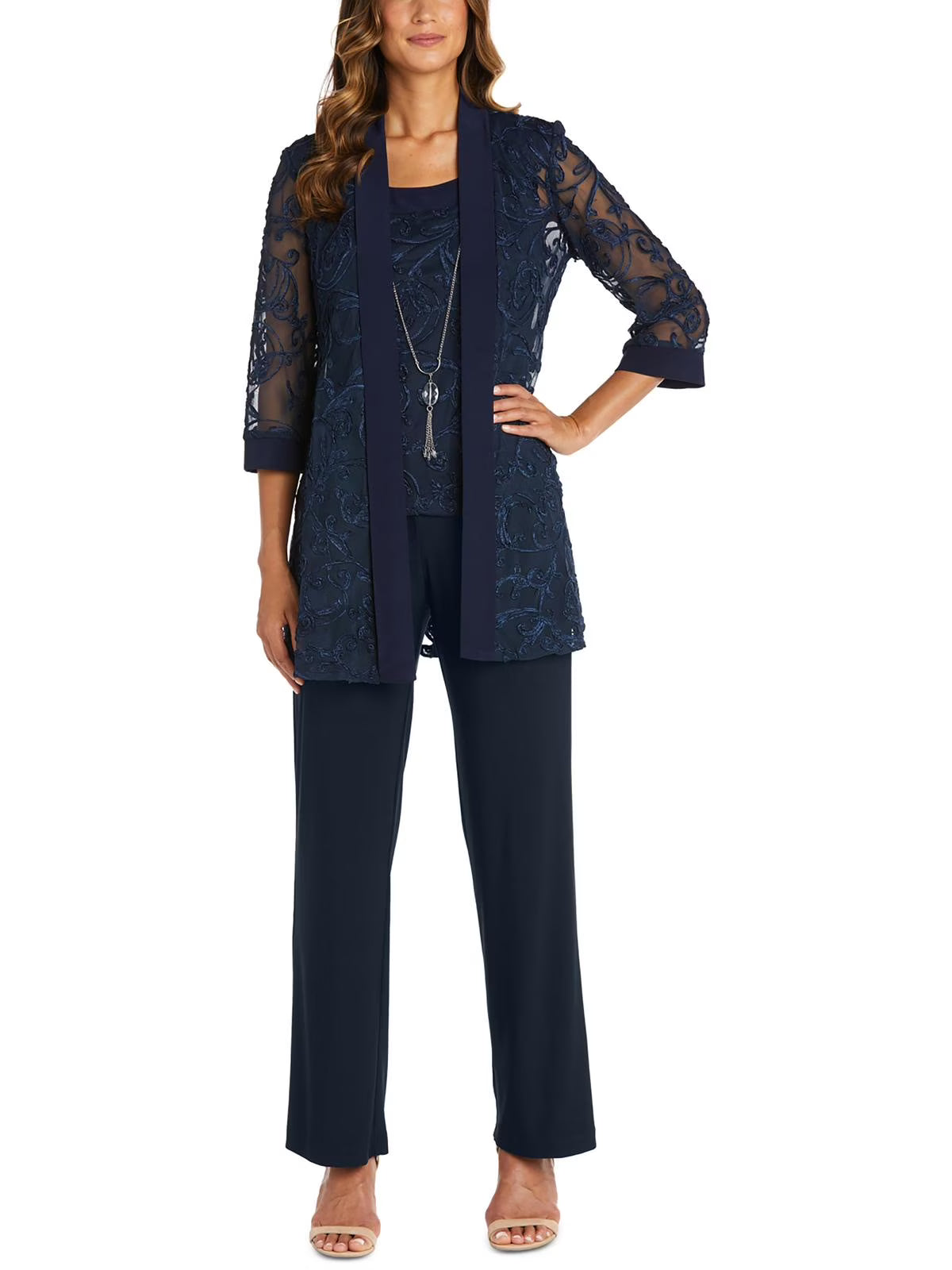 2PC Pants Pant Suit D6154