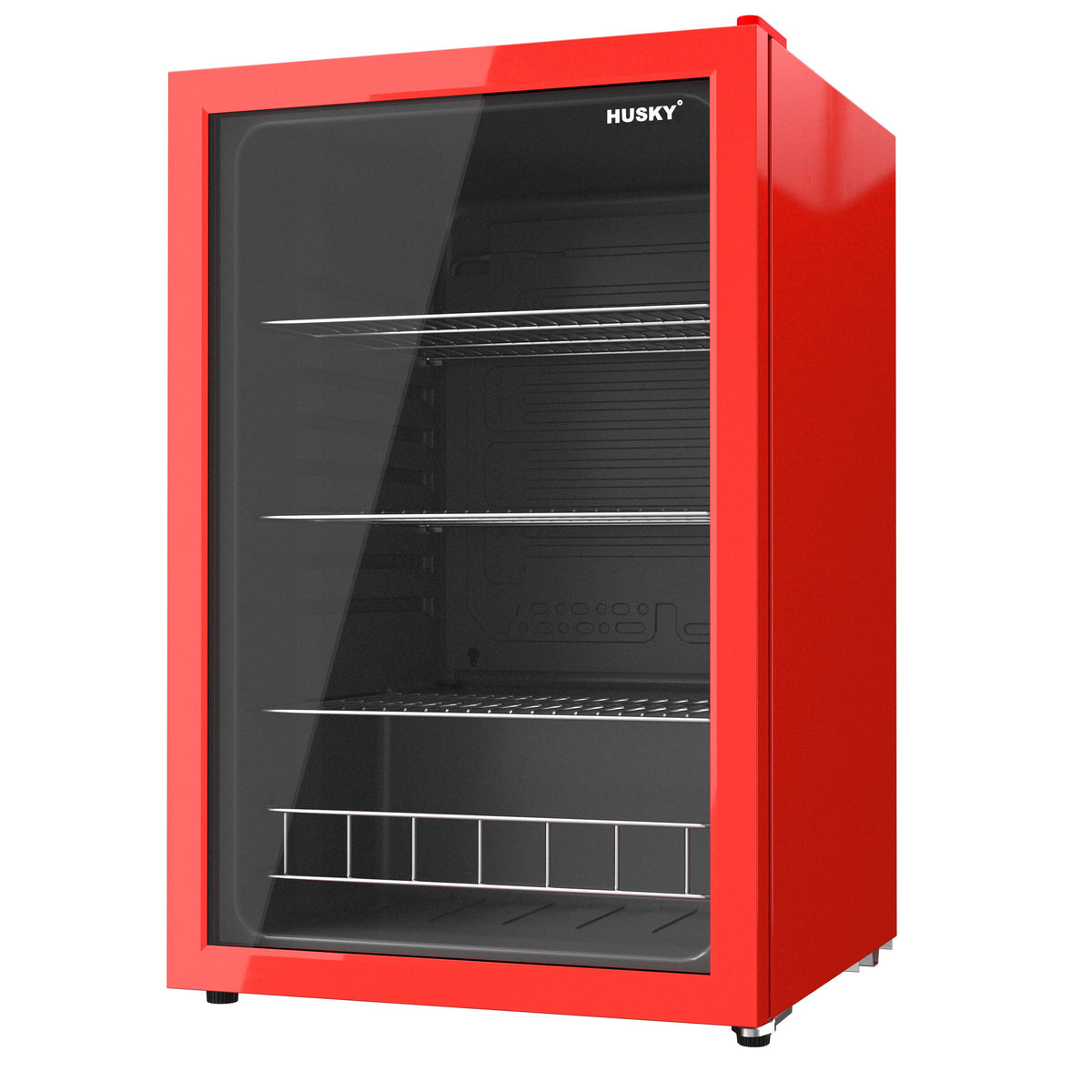 Red Freestanding Mini Fridge F20826