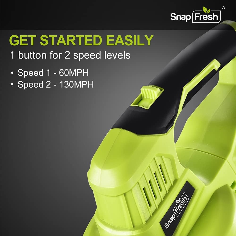 20V Cordless Electric Leaf Blower with Battery & Charger M616