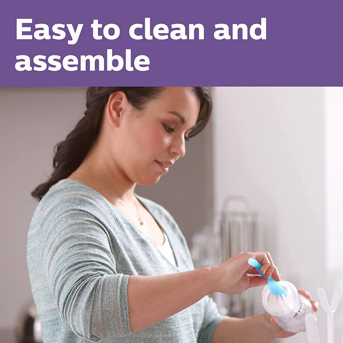 Clear 9oz Baby Bottle 4 Pack S75887