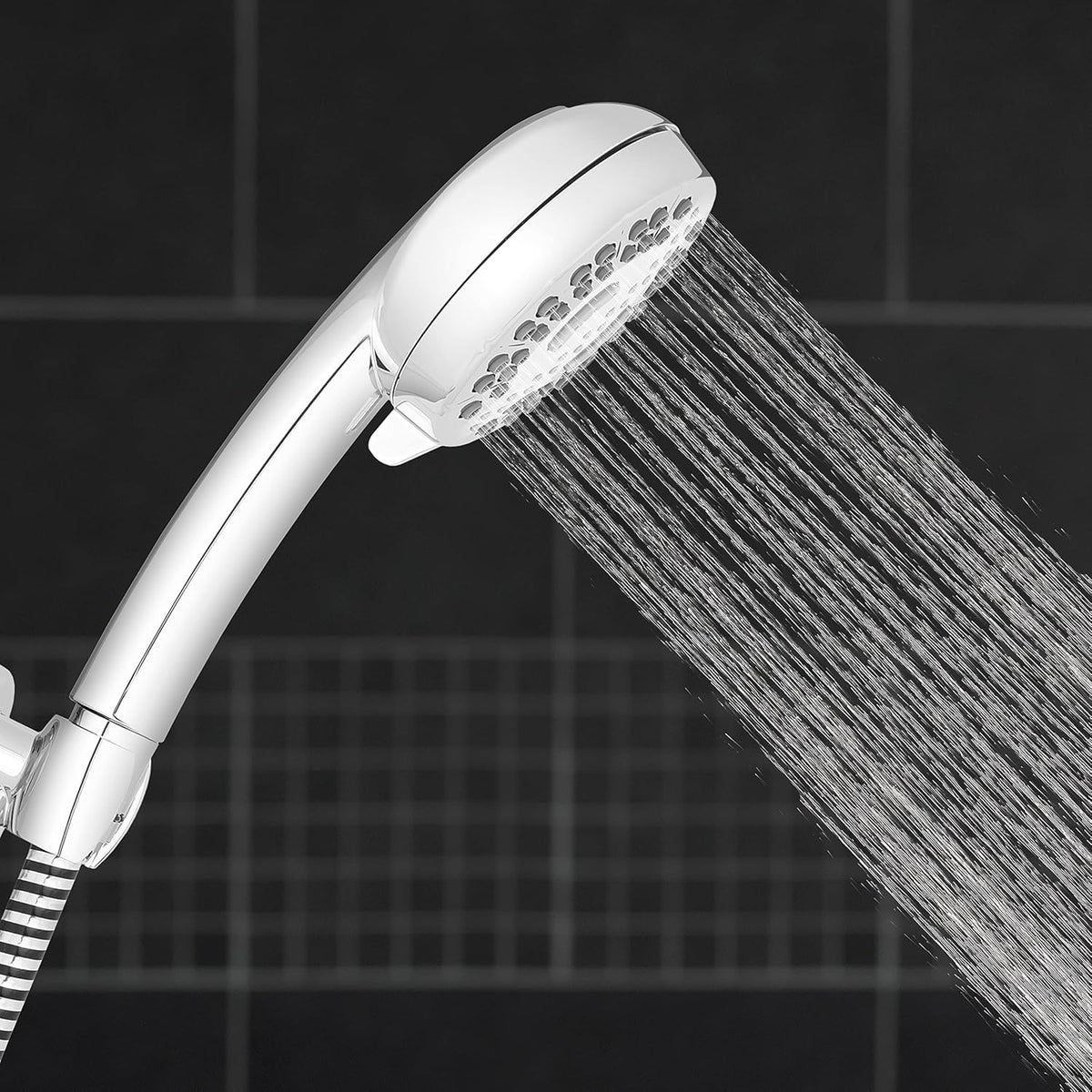 Chrome Hand Held Shower Head with PowerPulse Massage A661