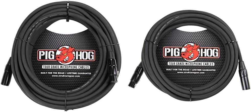 Black 50 Feet XLR Microphone Cable G312