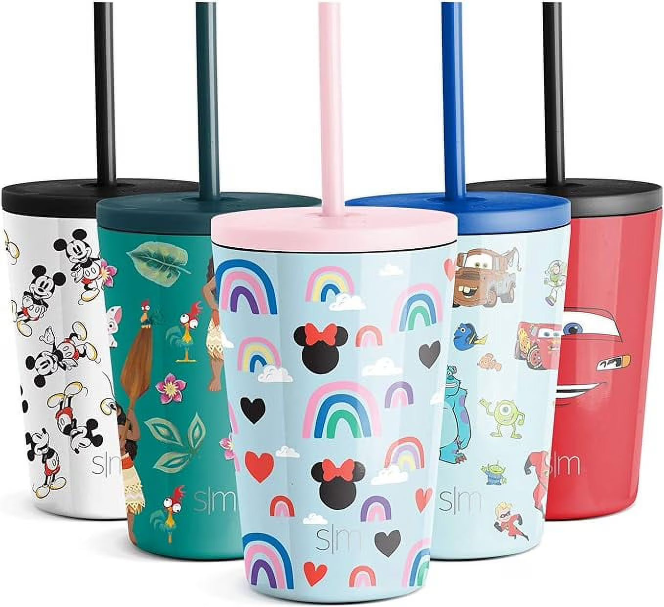 12oz Insulated Stainless Steel Kids Tumbler with Lid and Straw M486