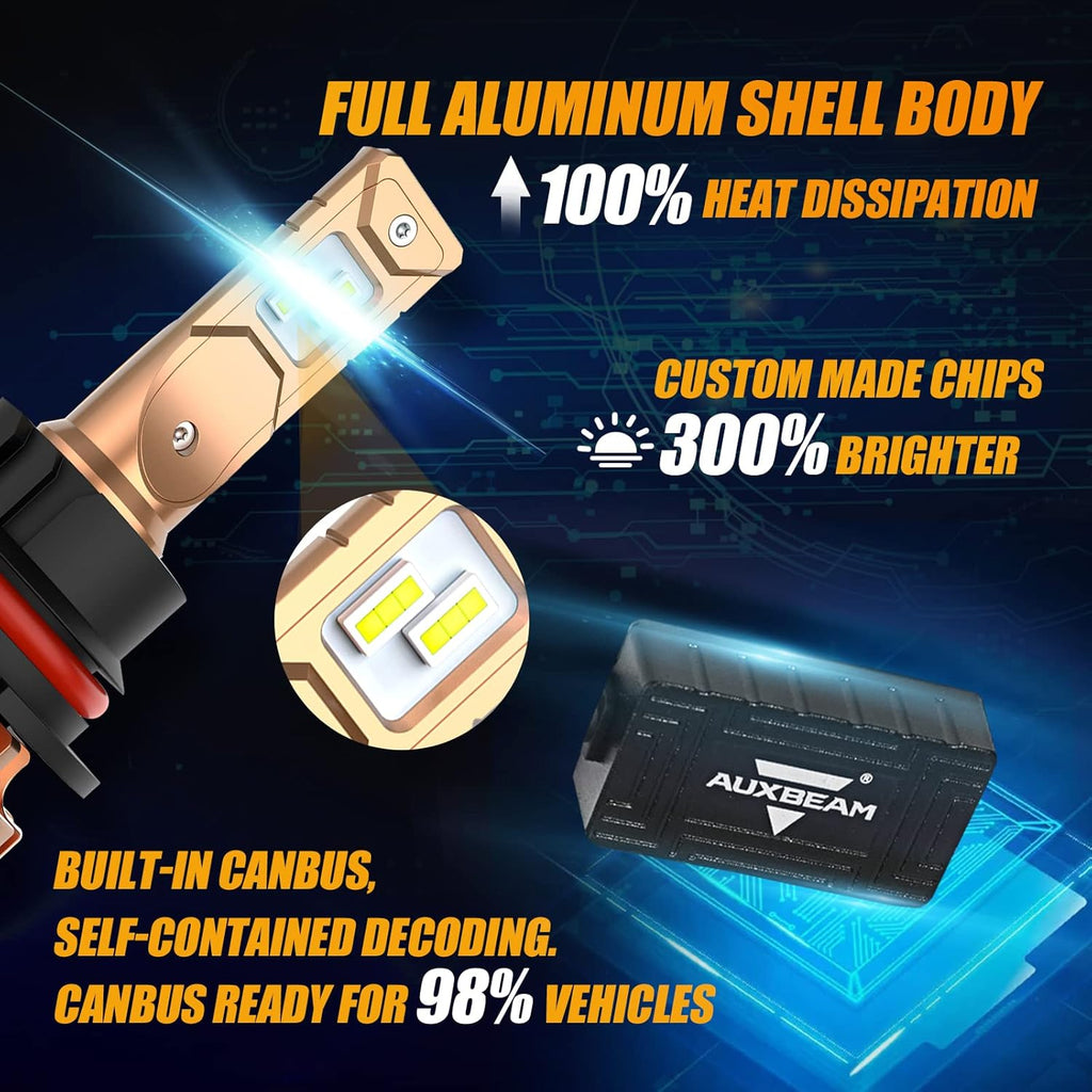 9007/HB5 LED Bulbs 70W 7000lm Pack of 2 X870877