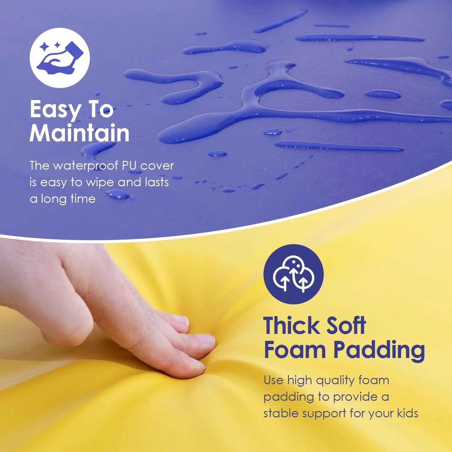 5-Piece Set Kids Foam Climbing Blocks Indoor Play Equipment V230235