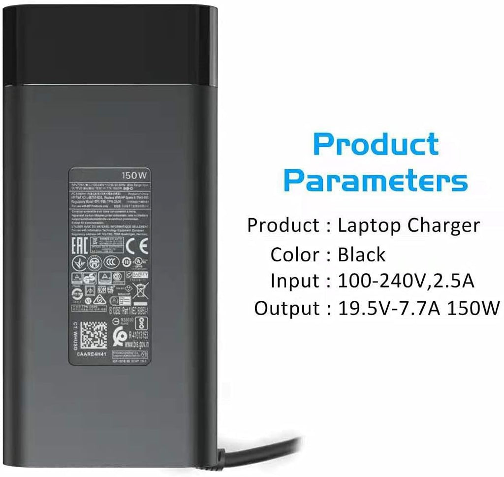 Slim 150W AC Adapter for HP OMEN 15 17 Laptop, Pack of 2 A749800