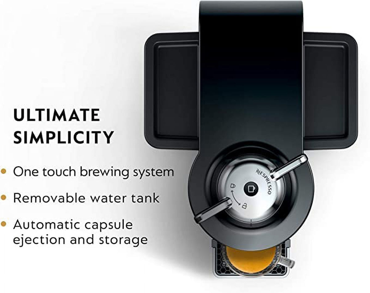 Piano Black Coffee Espresso Machine with Milk Frother S26694