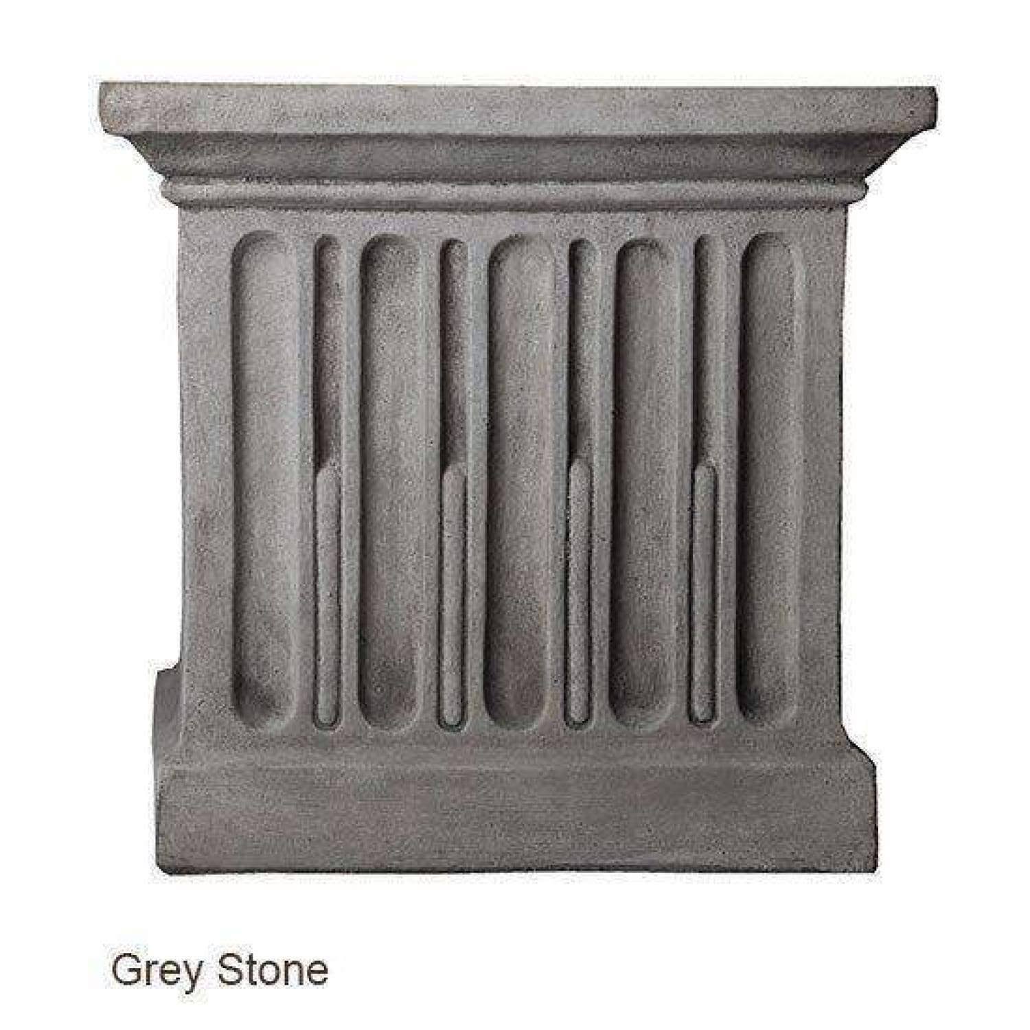 Aged Limestone Cast Stone Backless Garden Bench L57111