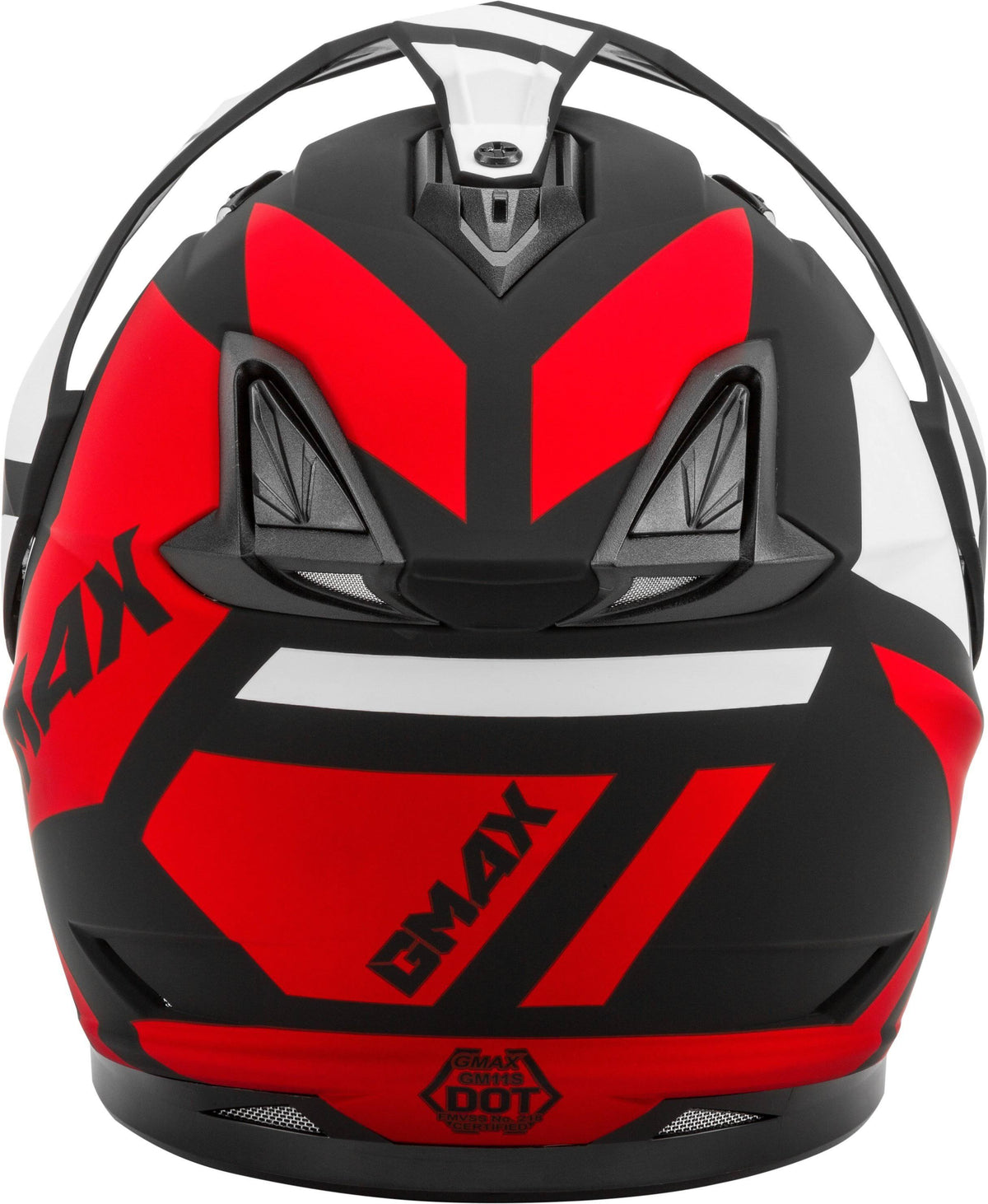 Matte Black Red White Dual-Sport Snow Helmet W836