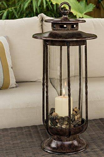 Decorative Hurricane Candle Lantern Holder (Small) U233296