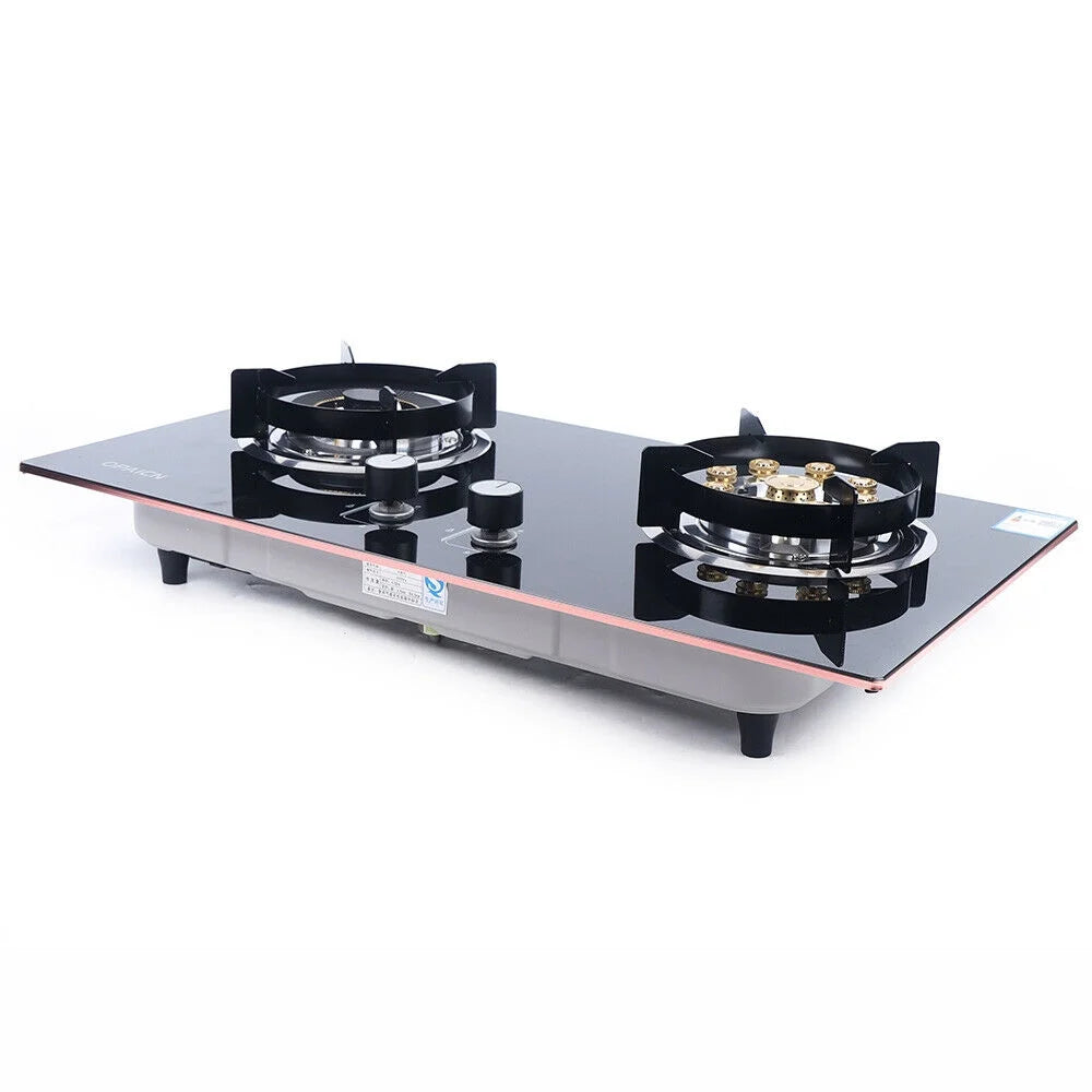 2 Burners Built-in Natural Gas Cooktop 730*410mm R148