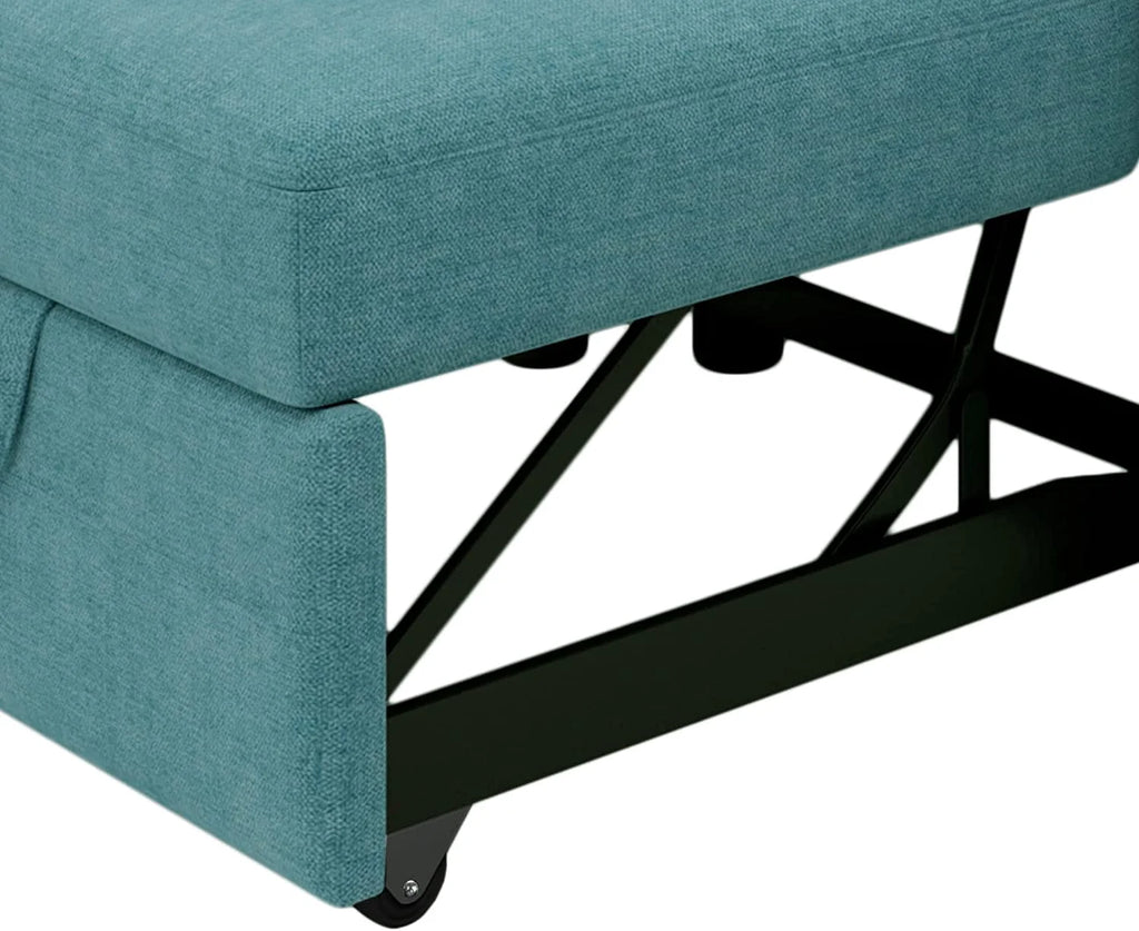 Teal 3-In-1 Single Sofa Bed W9185