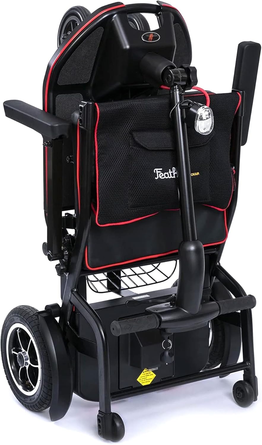 Black 4 Wheel Mobility Scooter with Arm Rests and Basket W393
