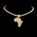 Iced Cubic Zirconia Tennis Chain Necklace B777