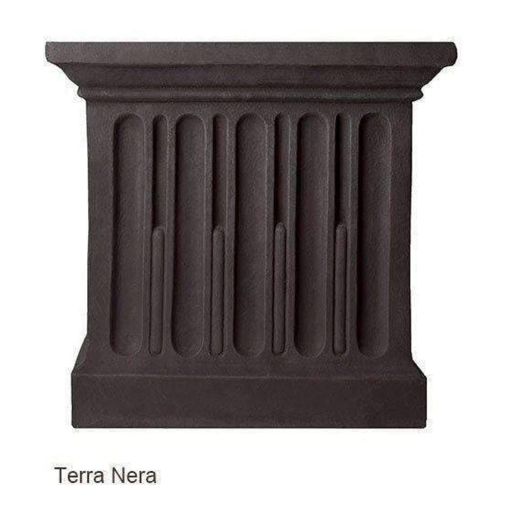 Aged Limestone Cast Stone Backless Garden Bench L57111