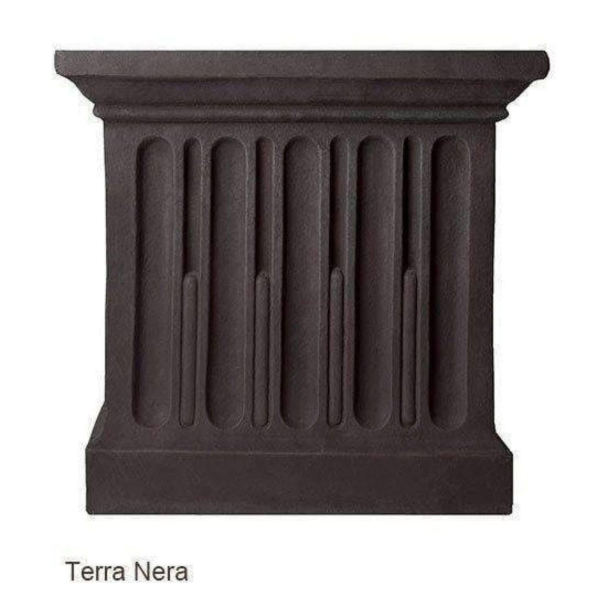 Aged Limestone Cast Stone Backless Garden Bench L57111