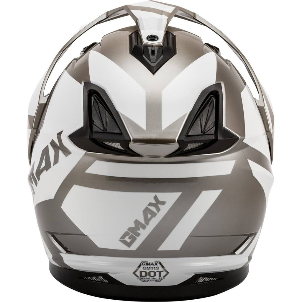Matte Black Red White Dual-Sport Snow Helmet W836