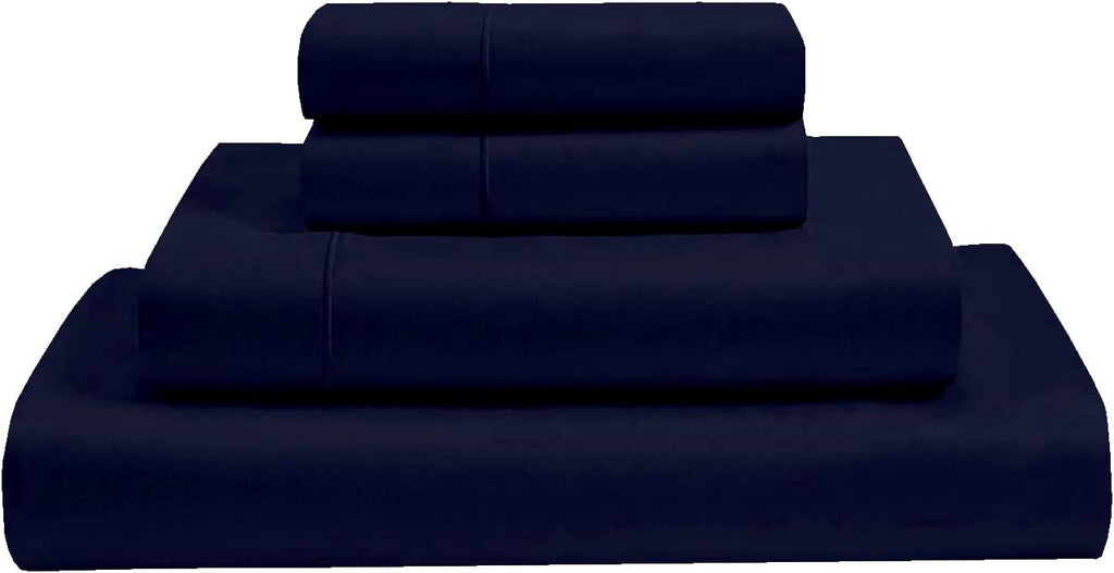 Slate Grey California King Size 4 Pcs Bed Sheets Set I320
