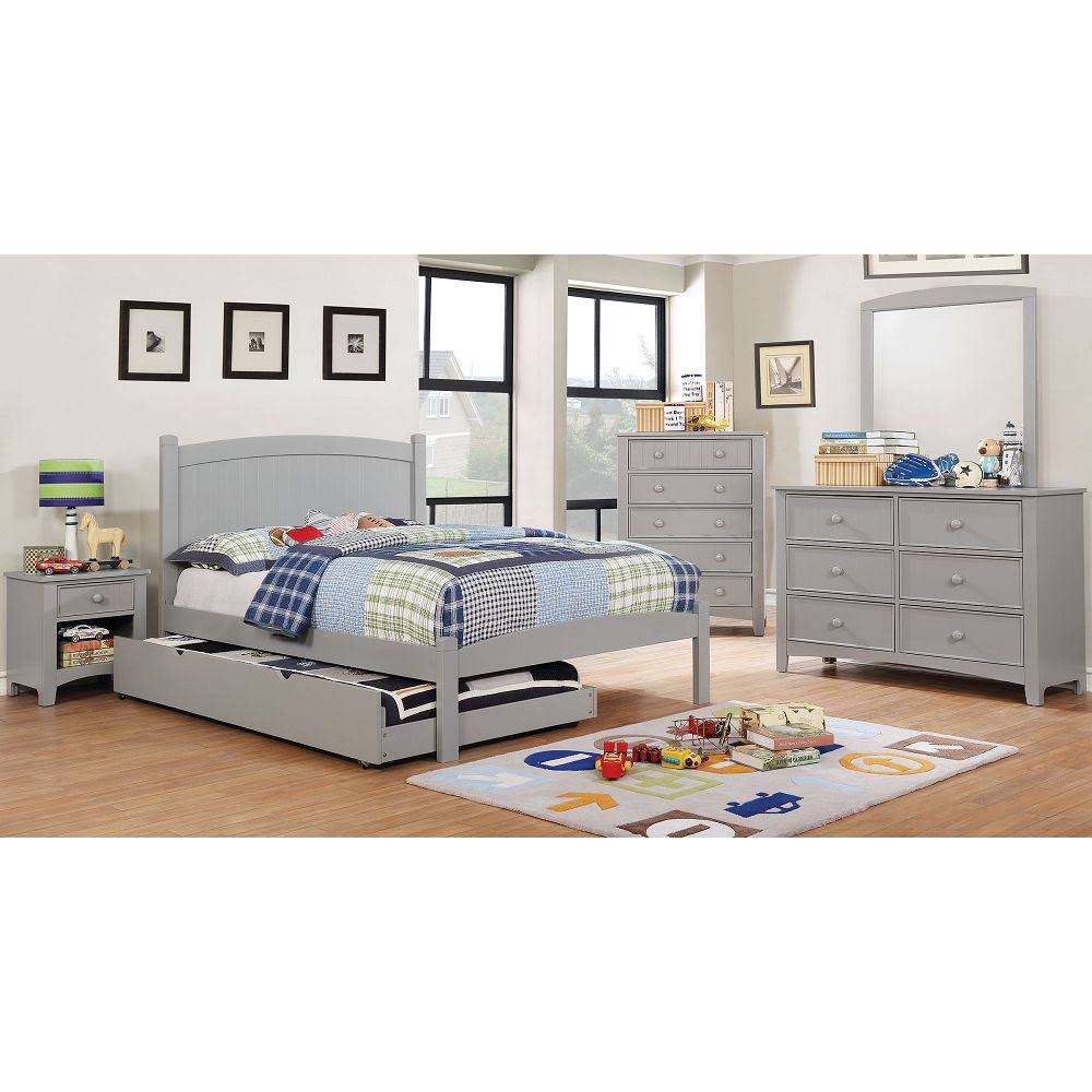 Gray Nightstand B11856