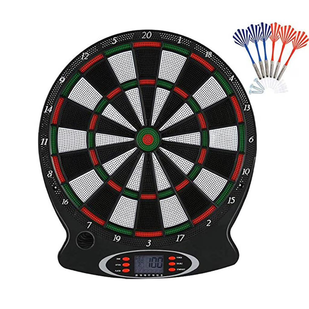 Electronic Darts Target with 6 Safety Darts F6225